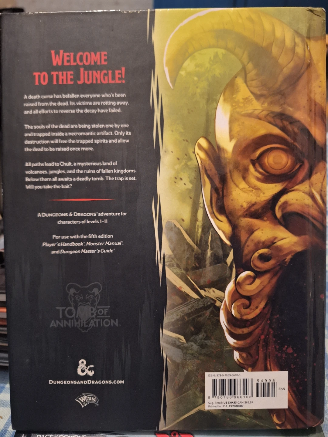 Dungeons & Dragons Tomb of Annihilation Adventure Book - photo 2