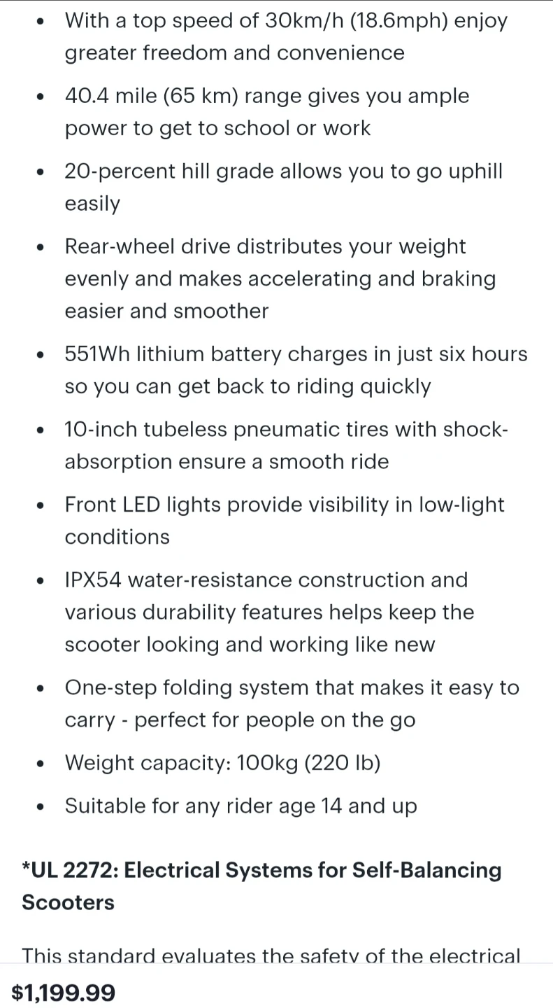 Segway Ninebot G30P MAX Electric Scooter - Dark Grey - photo 2