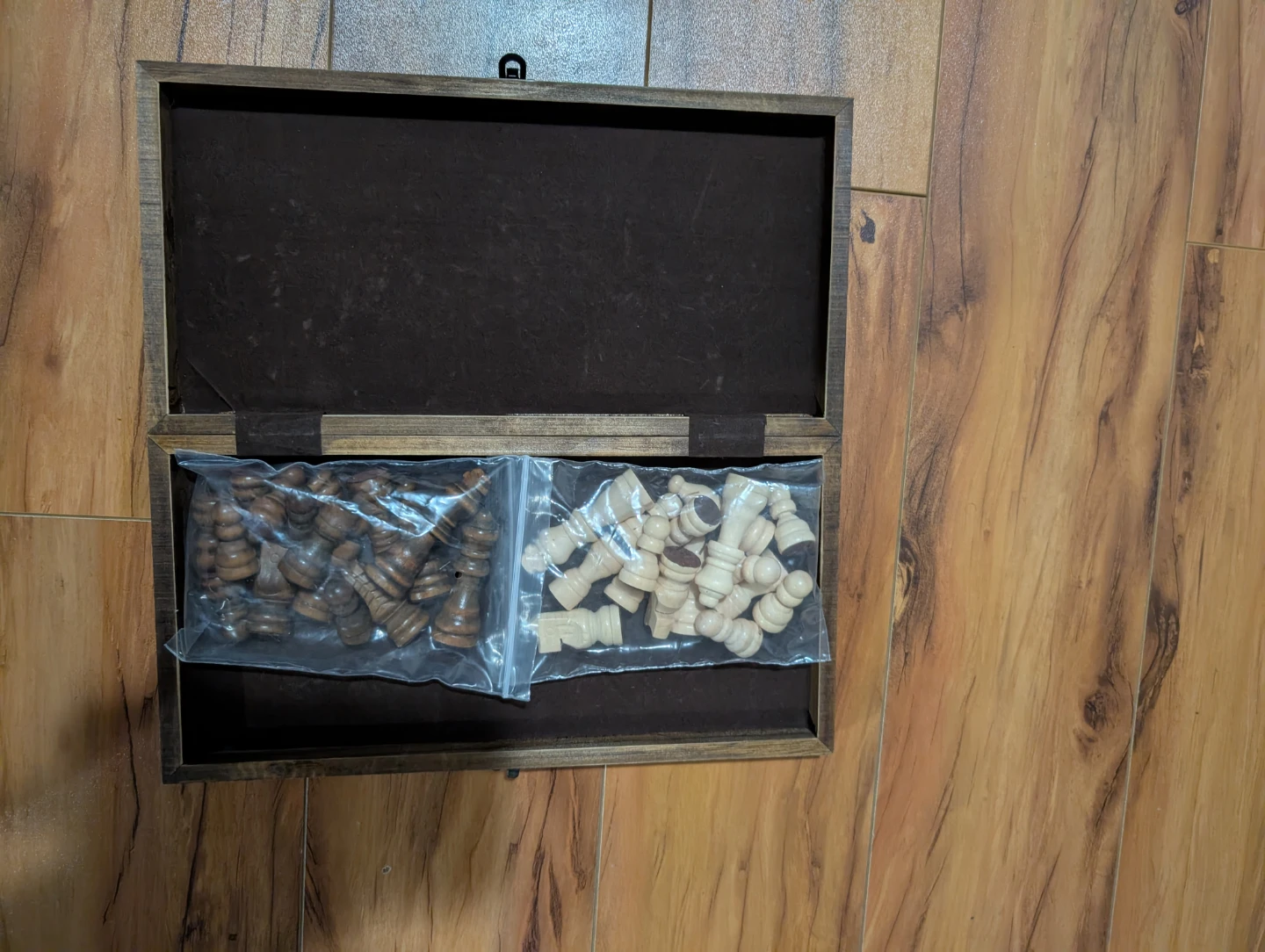 Wooden Chess Set with Box - photo 2