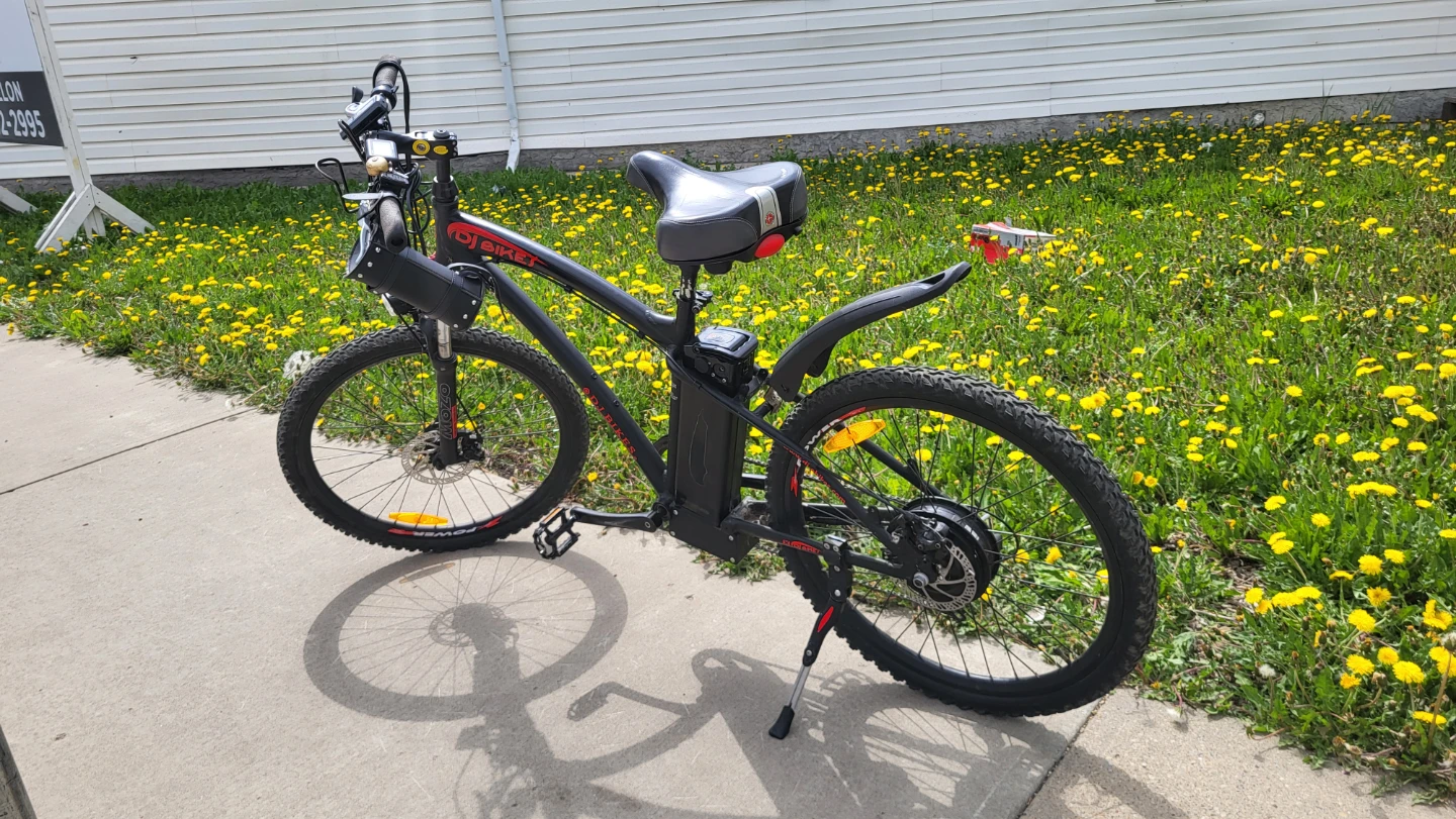 Like new DJ Bikes Mountain E-Bike (ONLY 295 KM ON IT)