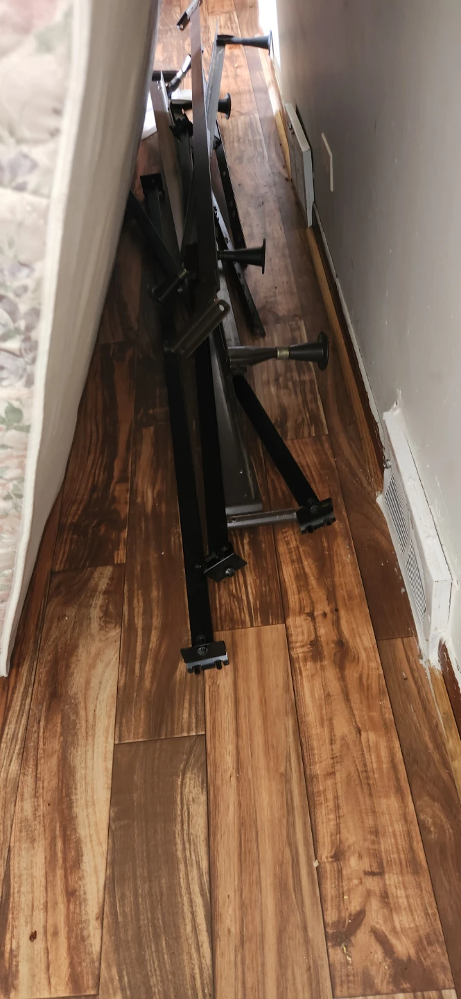 Metal Bed Frame and Mattress - photo 3