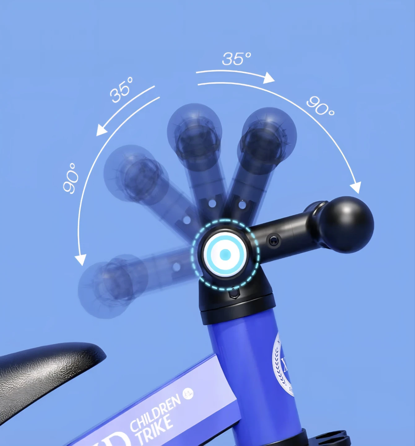 XJD Blue Convertible Tricycle/Balance Bike - photo 4