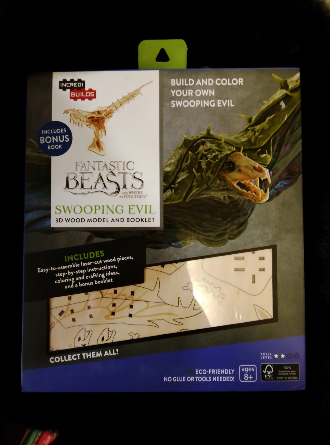 IncrediBuilds Fantastic Beasts Sweeping Evil 3D Wood Model Kit