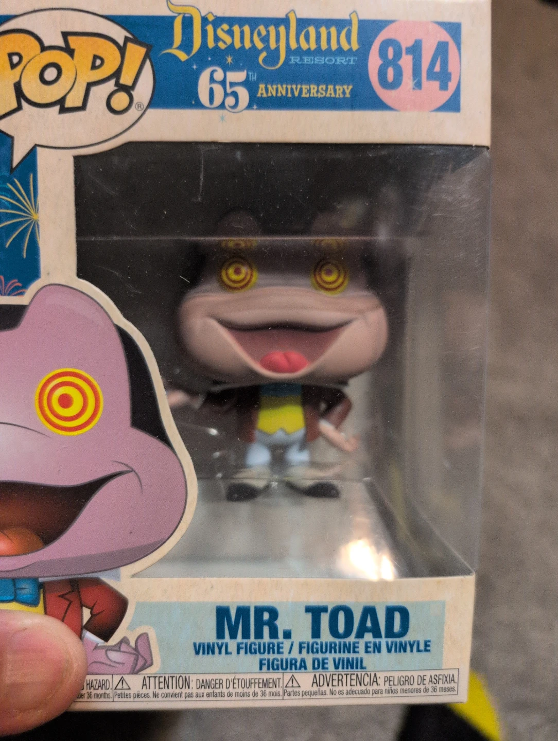 Funko Pop! Mr. Toad 814 Disneyland 65th Anniversary Vinyl Figure