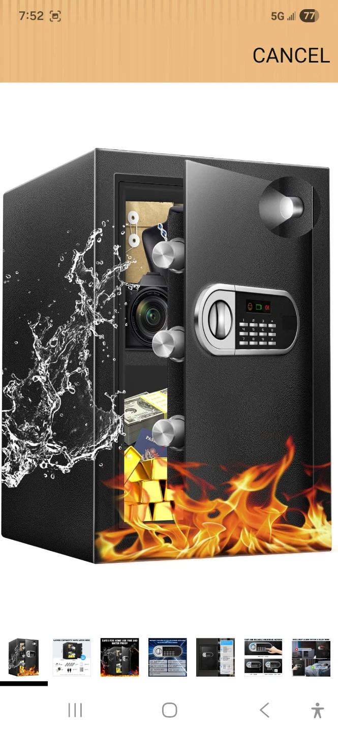 Large Capacity Digital Safe Box