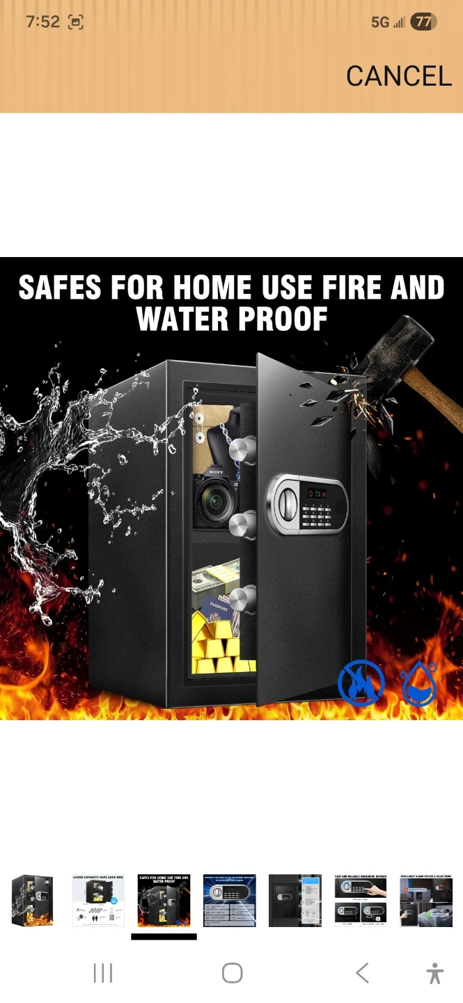 Large Capacity Digital Safe Box - photo 3
