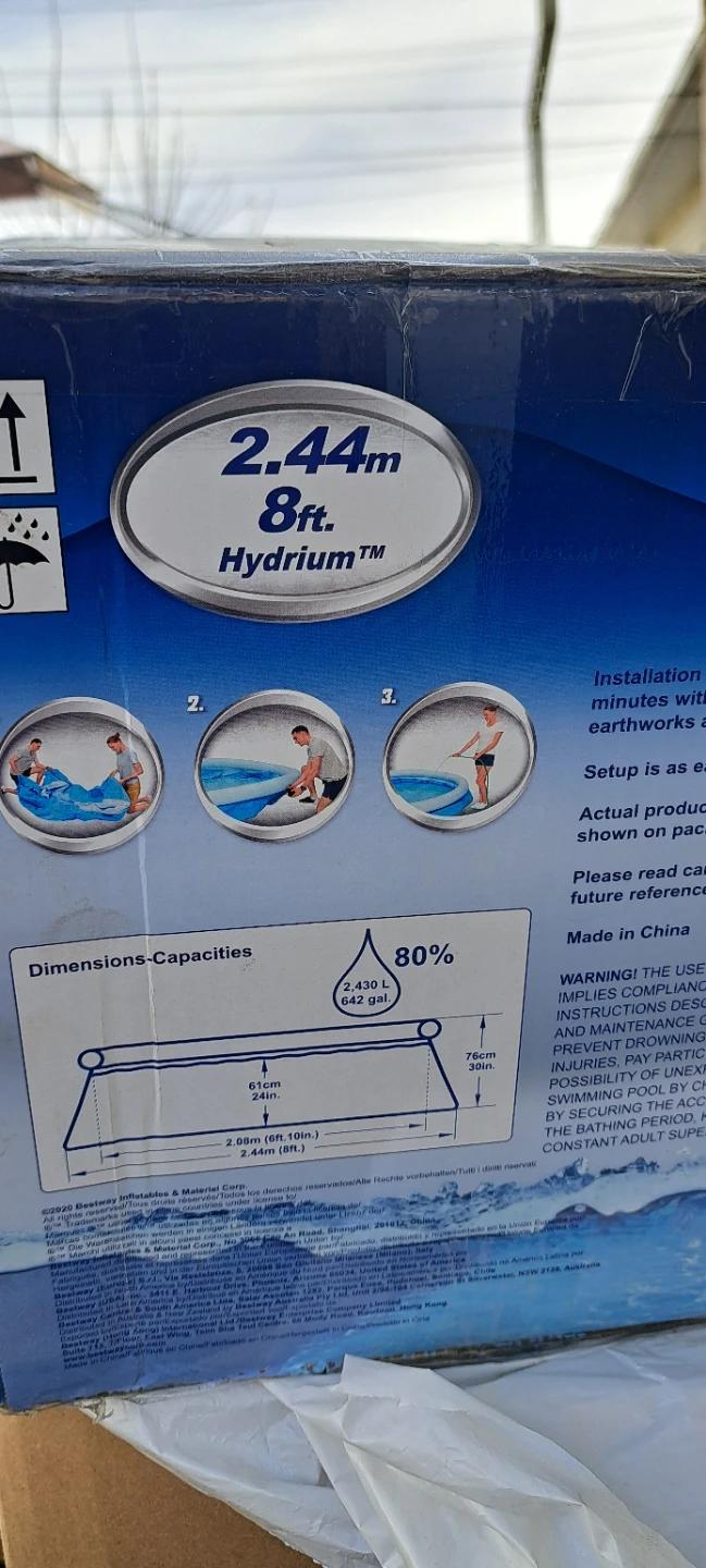 Bestway Hydrium 8 ft. x 30 in. Swimming Pool - photo 3