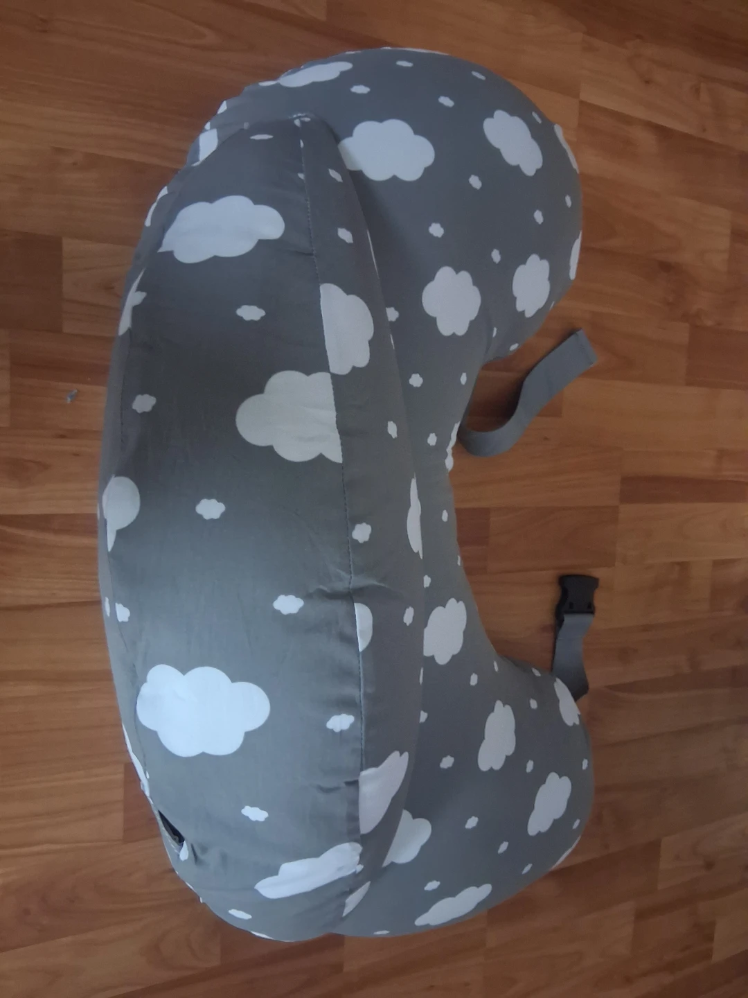 Momcozy Nursing Pillow - Grey Cloud Print