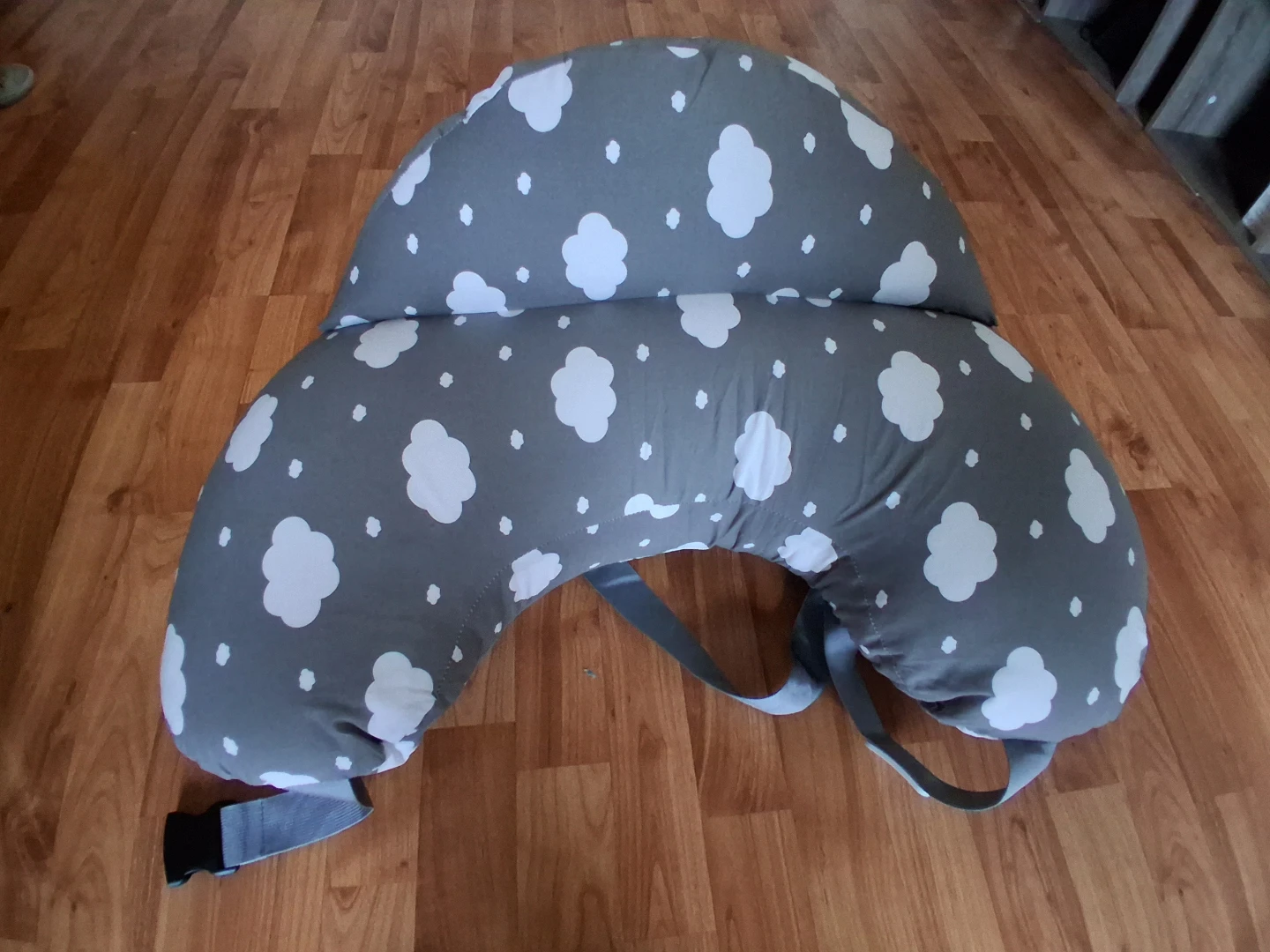 Momcozy Nursing Pillow - Grey Cloud Print - photo 3