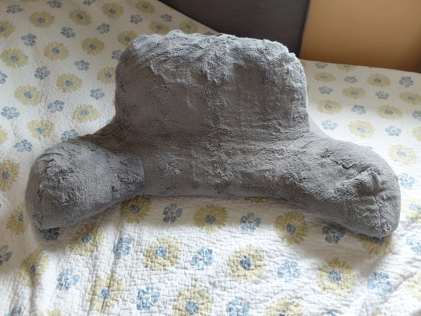 Grey Reading Pillow