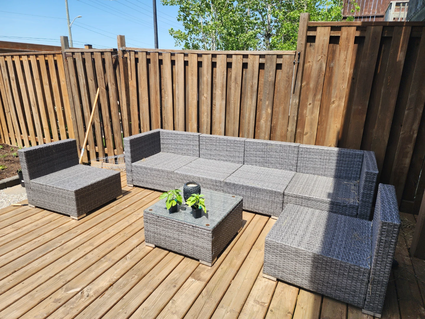 Patio Furniture Set with Cushions