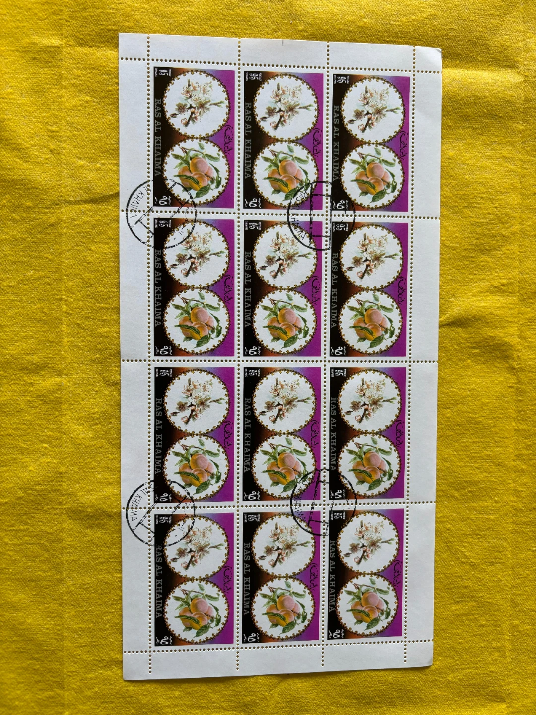 Stamp sheets set (3x) Ras Al Khaima Porcelain - photo 3