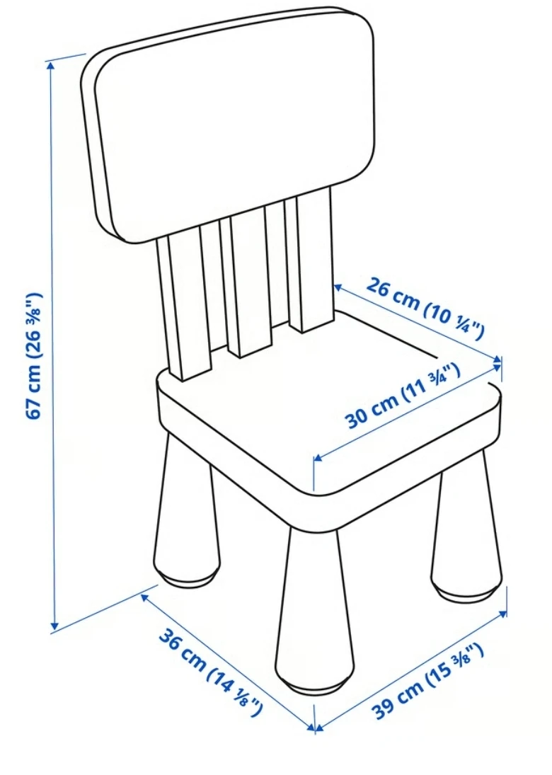 IKEA Mammut Children's Table and Chairs Set - photo 4