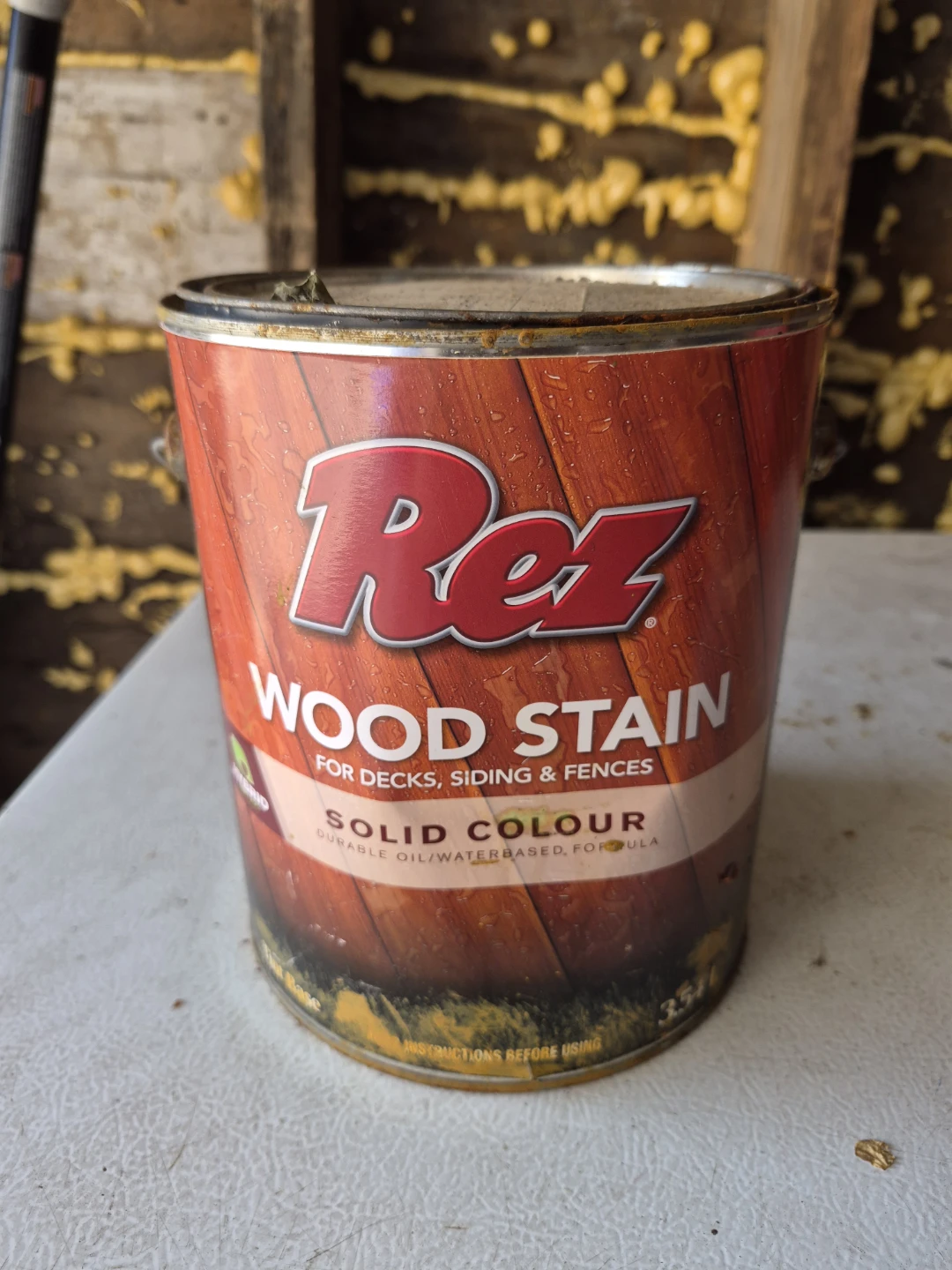 Rez Wood Stain Solid Colour for Decks, Siding & Fences
