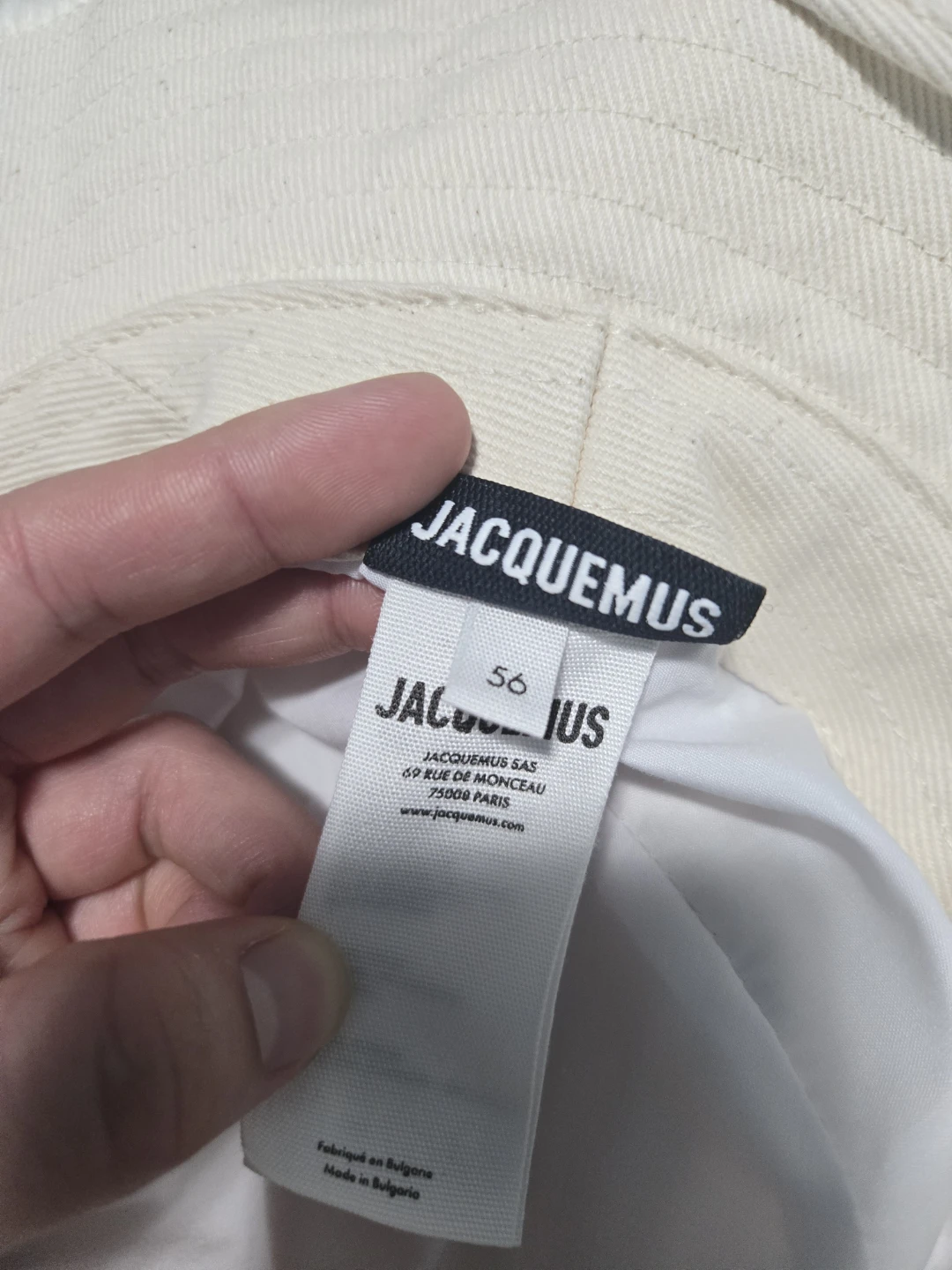 Jacquemus 'Le bob Artichaut' Bucket Hat Size 56 - photo 3