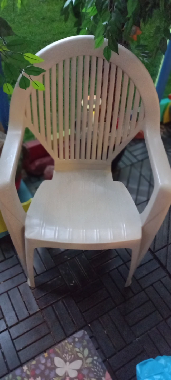 2 beigh outdoor chairs - photo 2