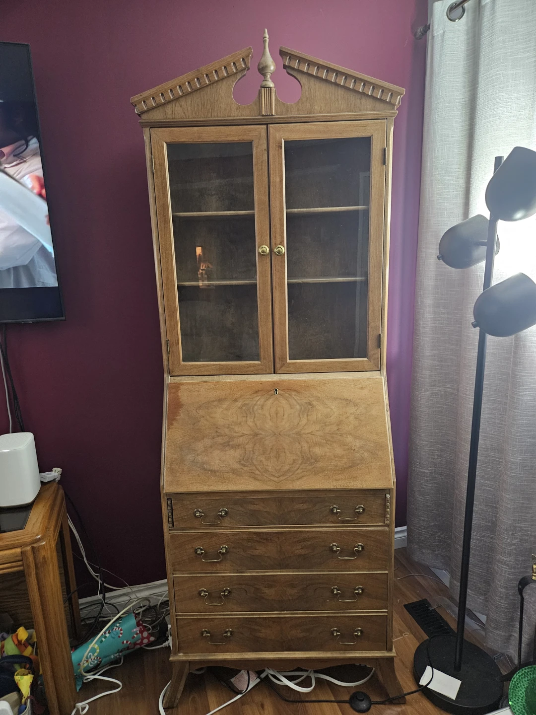 Honderich Secretary Desk with Cabinet - photo 2