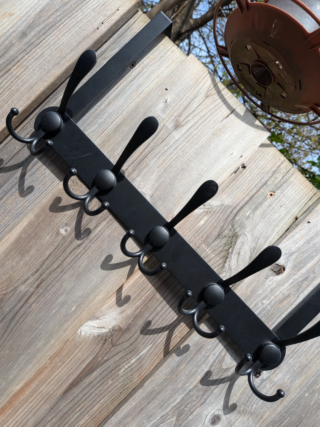 Black Over-the-Door Hook Rack - photo 2