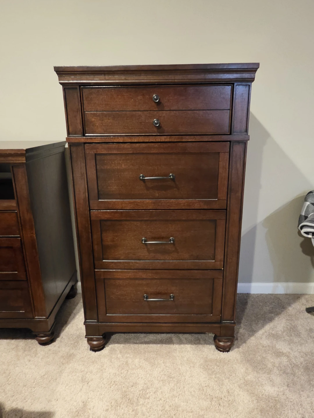Costco King Solid Wood Bedroom Set - photo 4