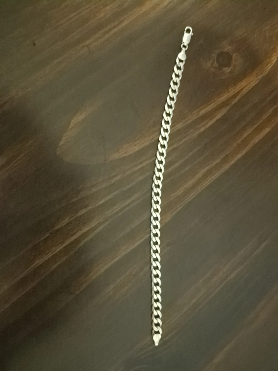 Sterling Silver (925) Men's Curb Link Bracelet - photo 4