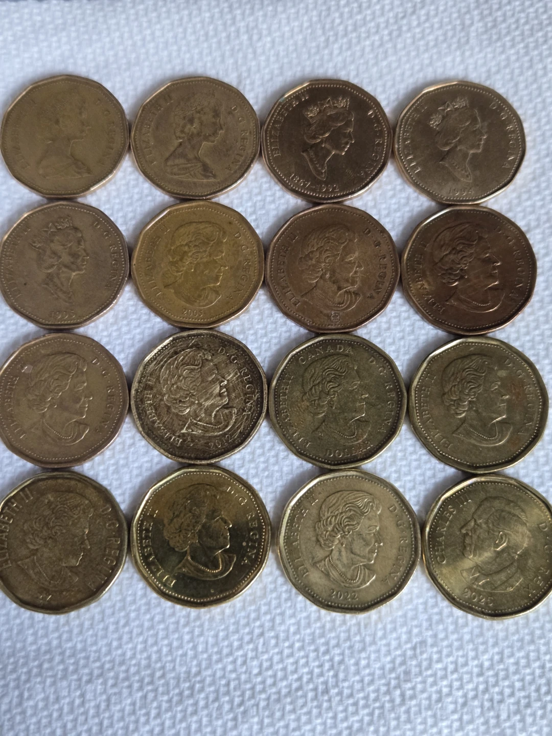 Canadian Commemorative Loonies. - photo 2