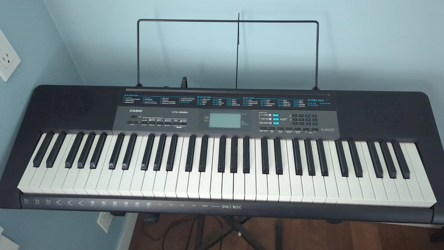 Casio CTK-2550 Keyboard with Stand and Pedal - photo 2