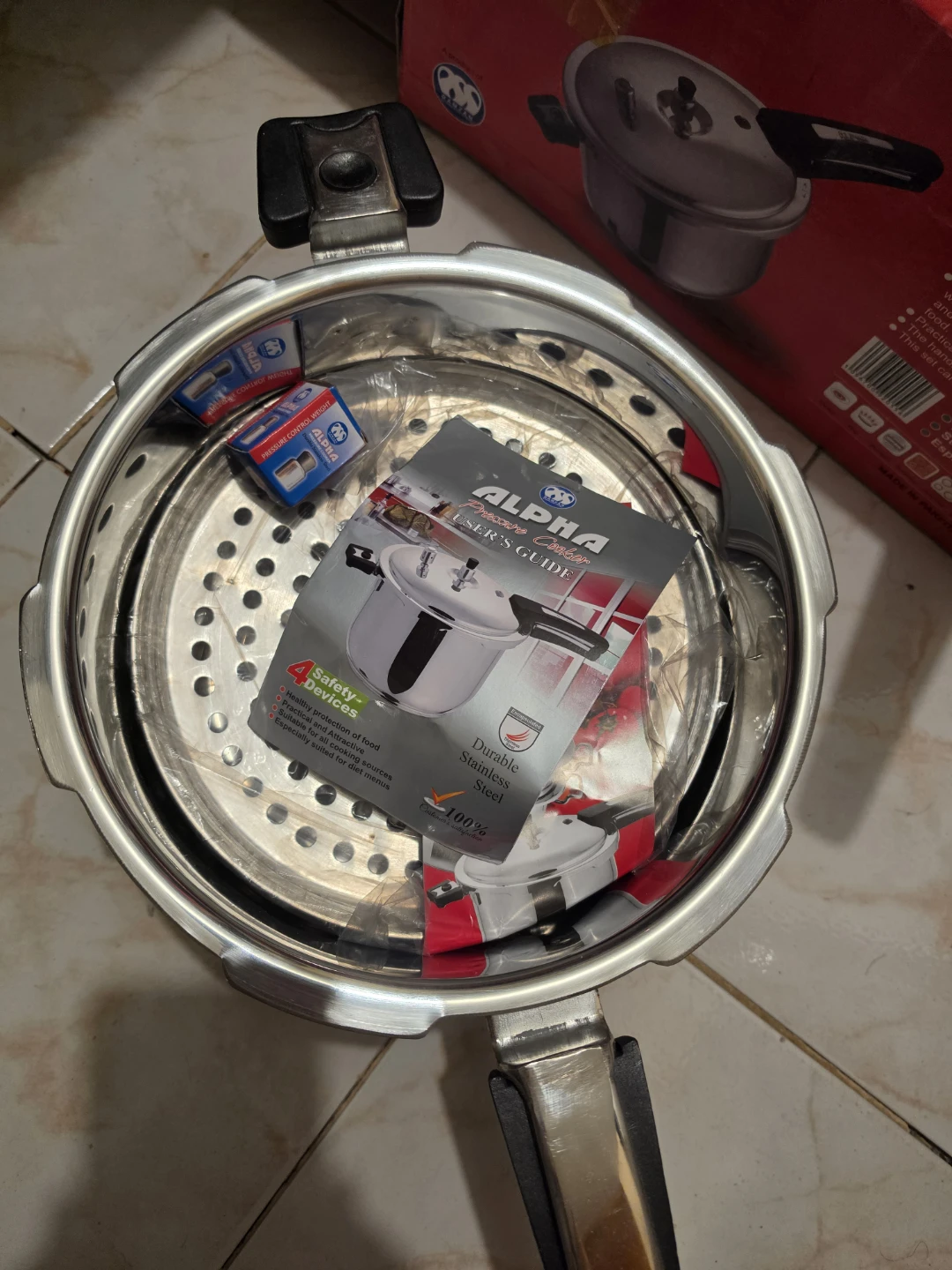 Stainless Steel Pressure Cooker - photo 3