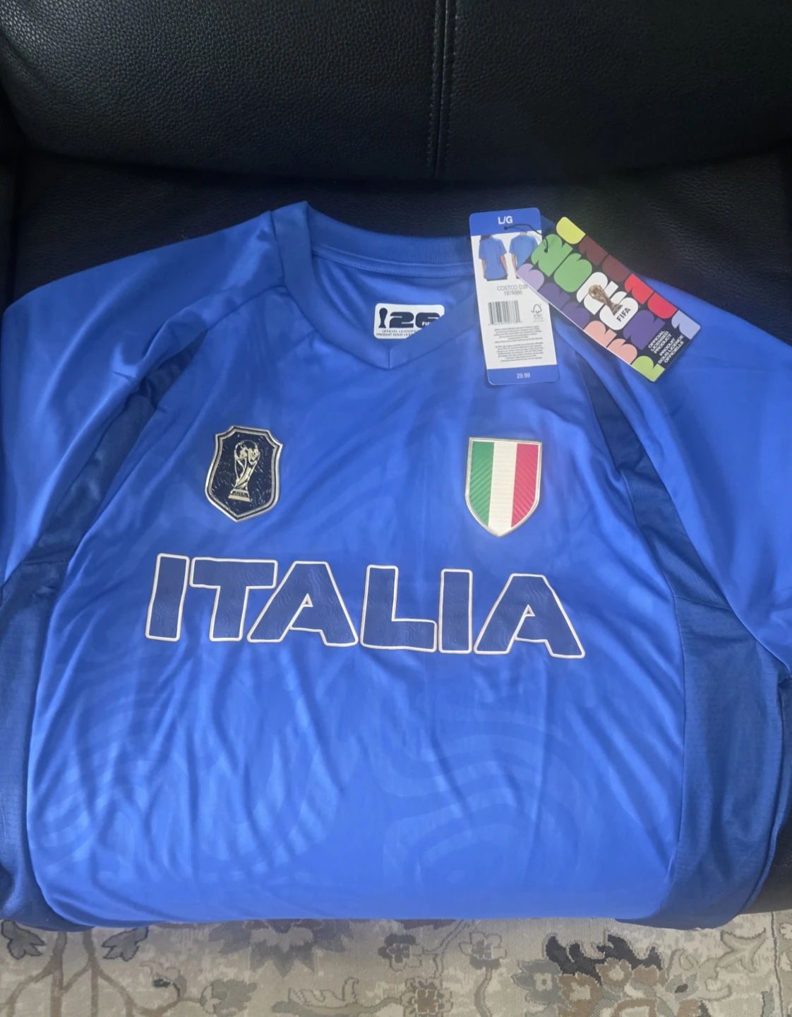 126 FIFA Official Licensed Product Italia Soccer Jersey L/G - photo 4