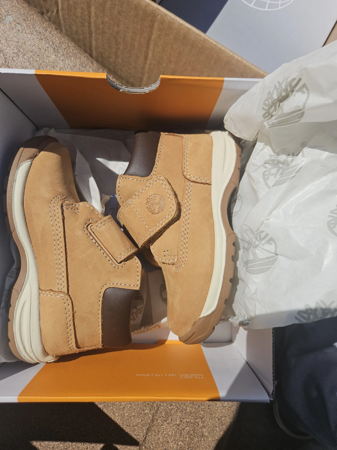 Timberland Toddler Boots - Wheat Nubuck. Size 6M