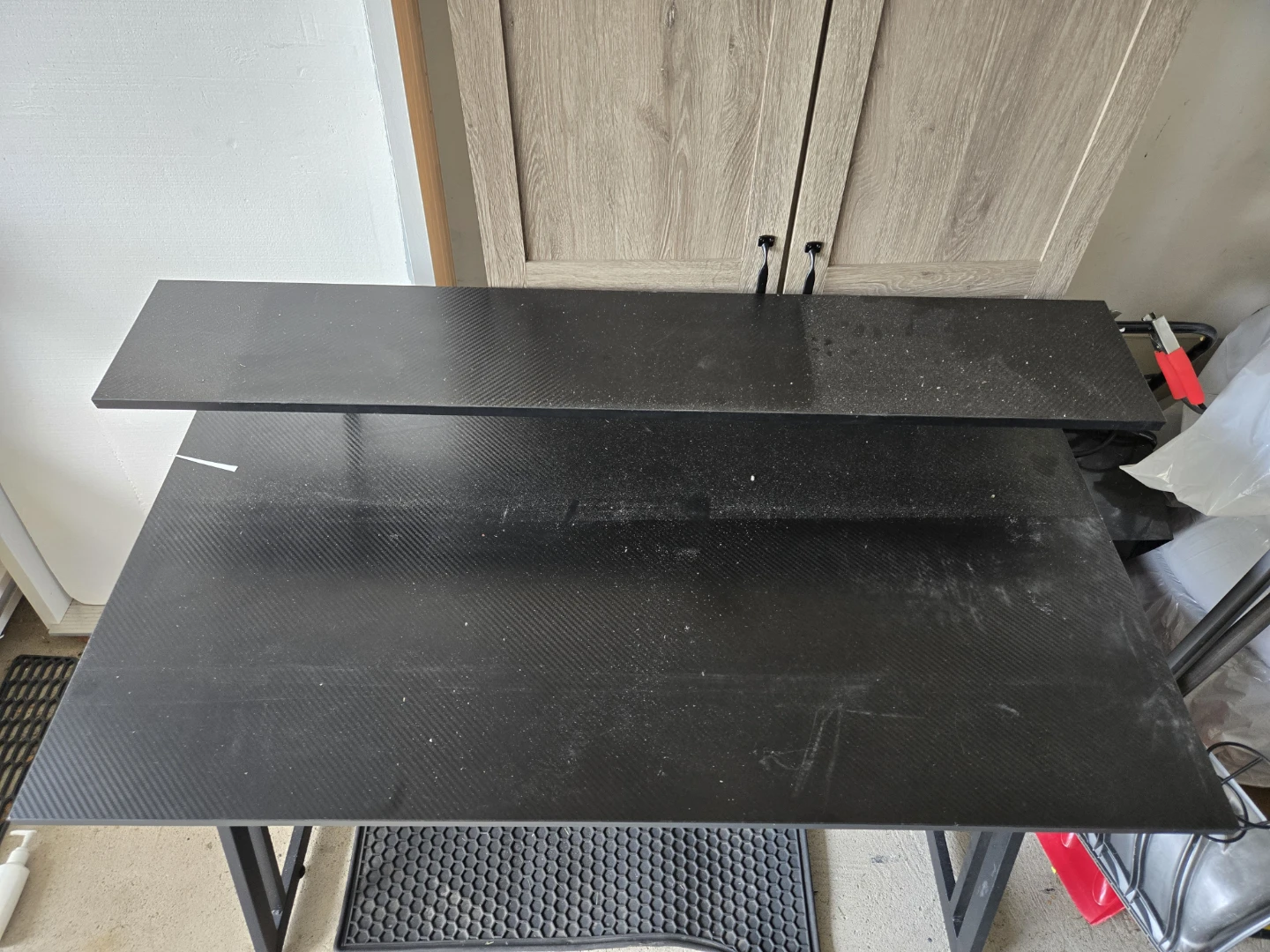 Black Gaming Desk with Monitor Shelf - photo 3