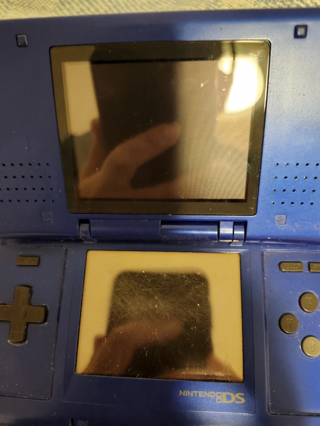 Nintendo DS Lite (Blue) with 5 Games and Charger - photo 2