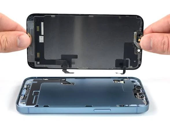 iphone screen, backglass fix on spot