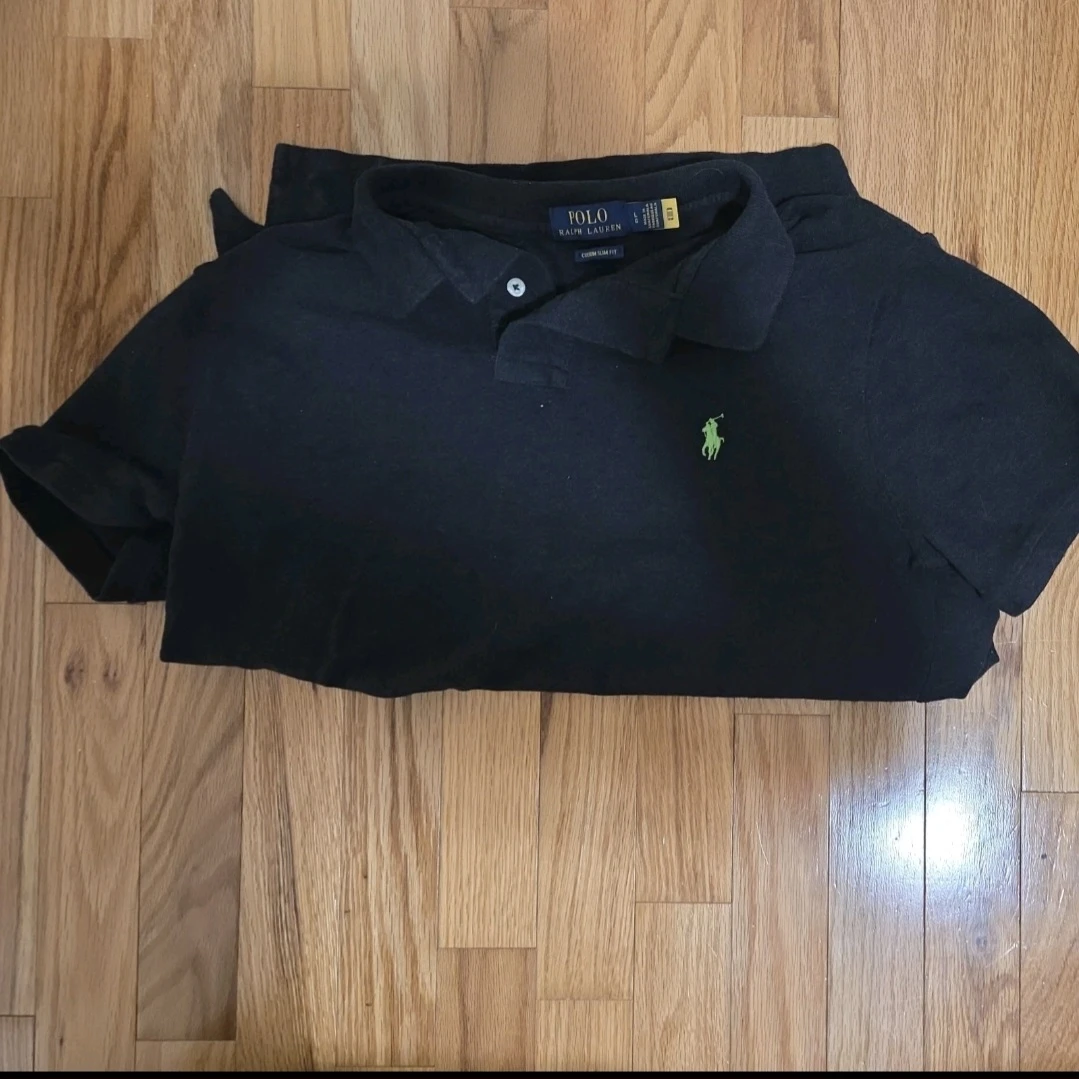 Polo Ralph Lauren black Slim fit polo