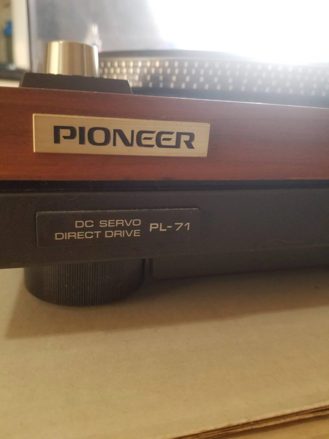 Pioneer PL-71 Direct Drive Turntable