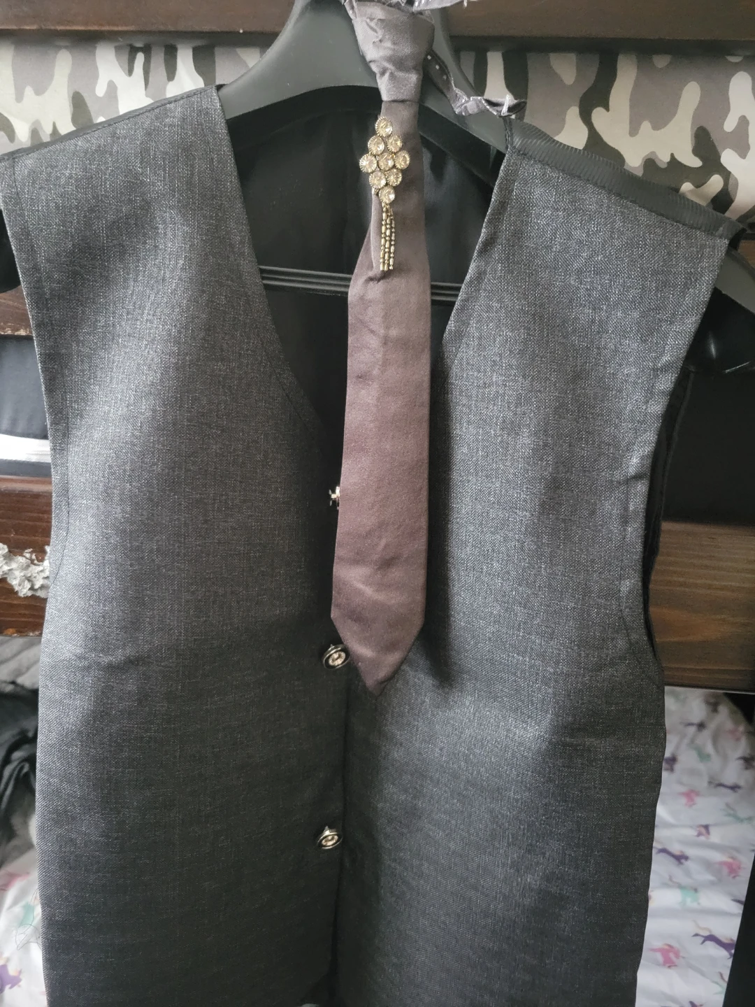 Coffee brown  Suit - Jacket, Vest, and Pants - photo 5