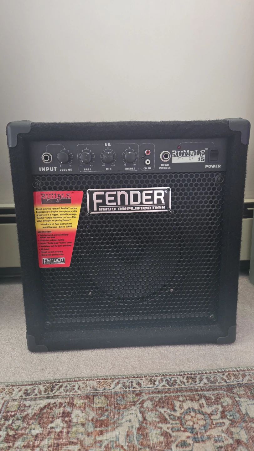 Fender Rumble 15 Bass Amplifier