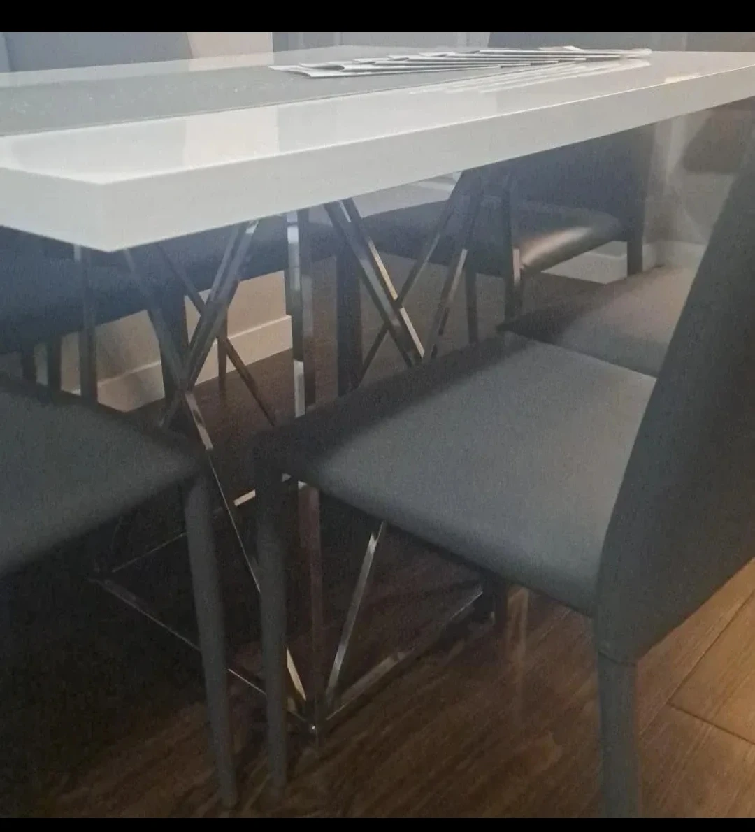 Grey Dining Chairs (Set of 4) - photo 2