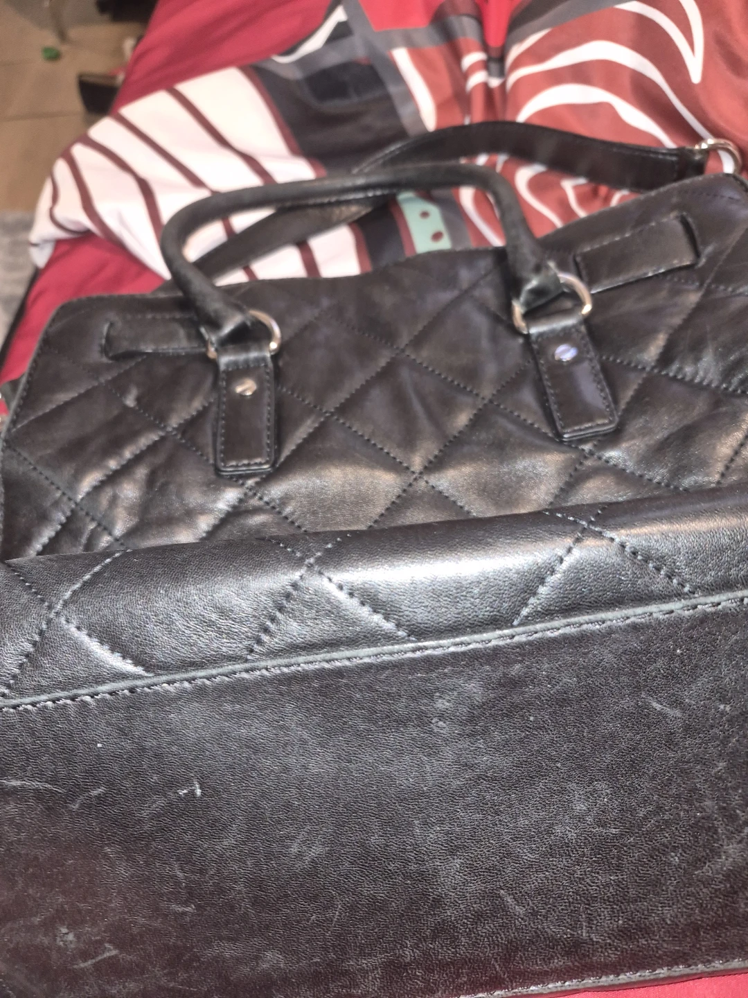 Michael Kors Black Quilted Leather Tote Bag - photo 3