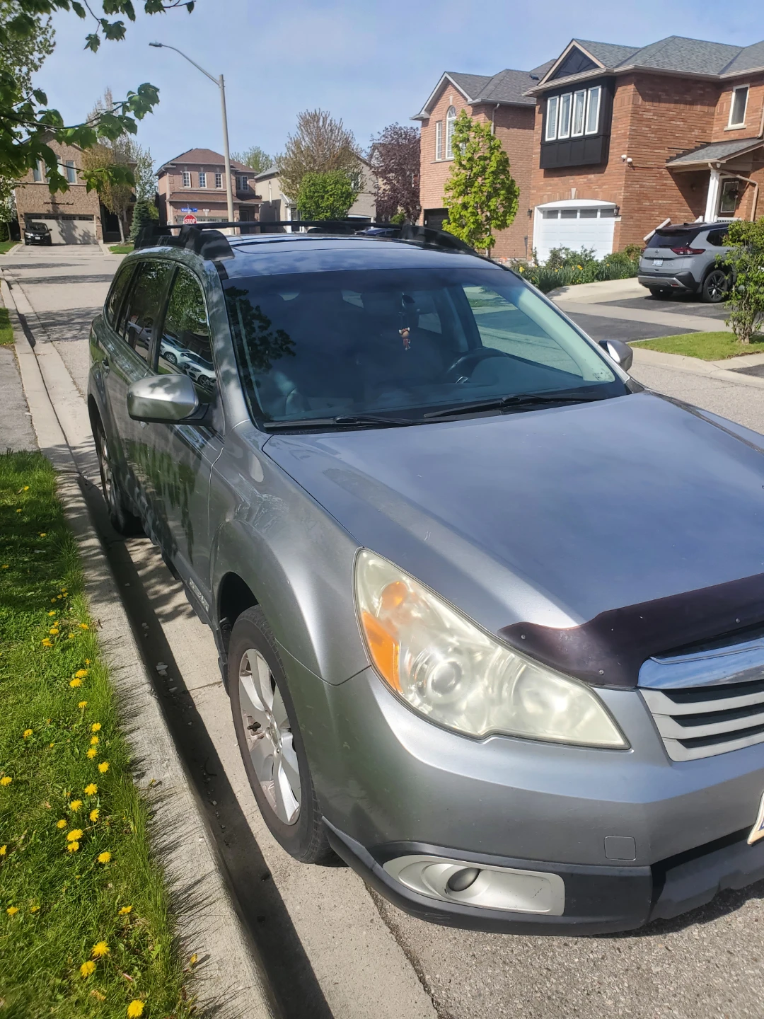 Silver Subaru Outback
