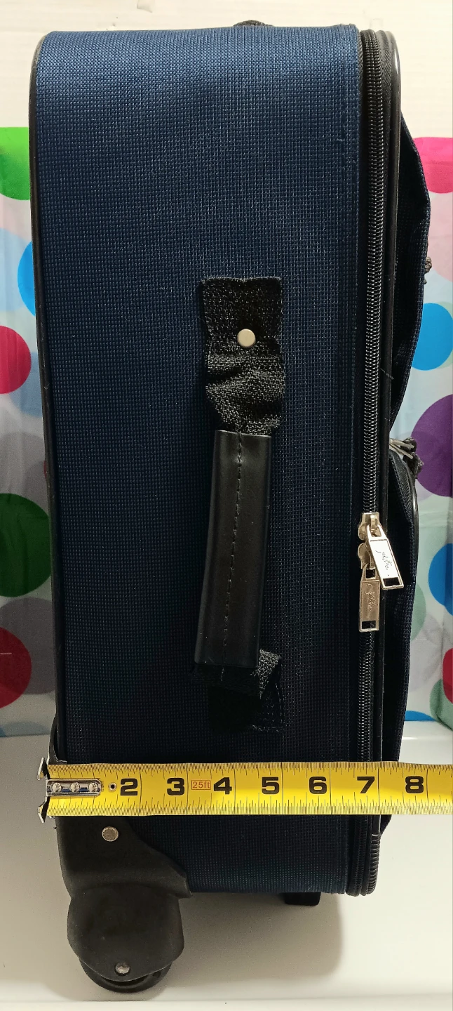 🛫Navy Blue Rolling 2 Wheels Suitcase🛬 - photo 3