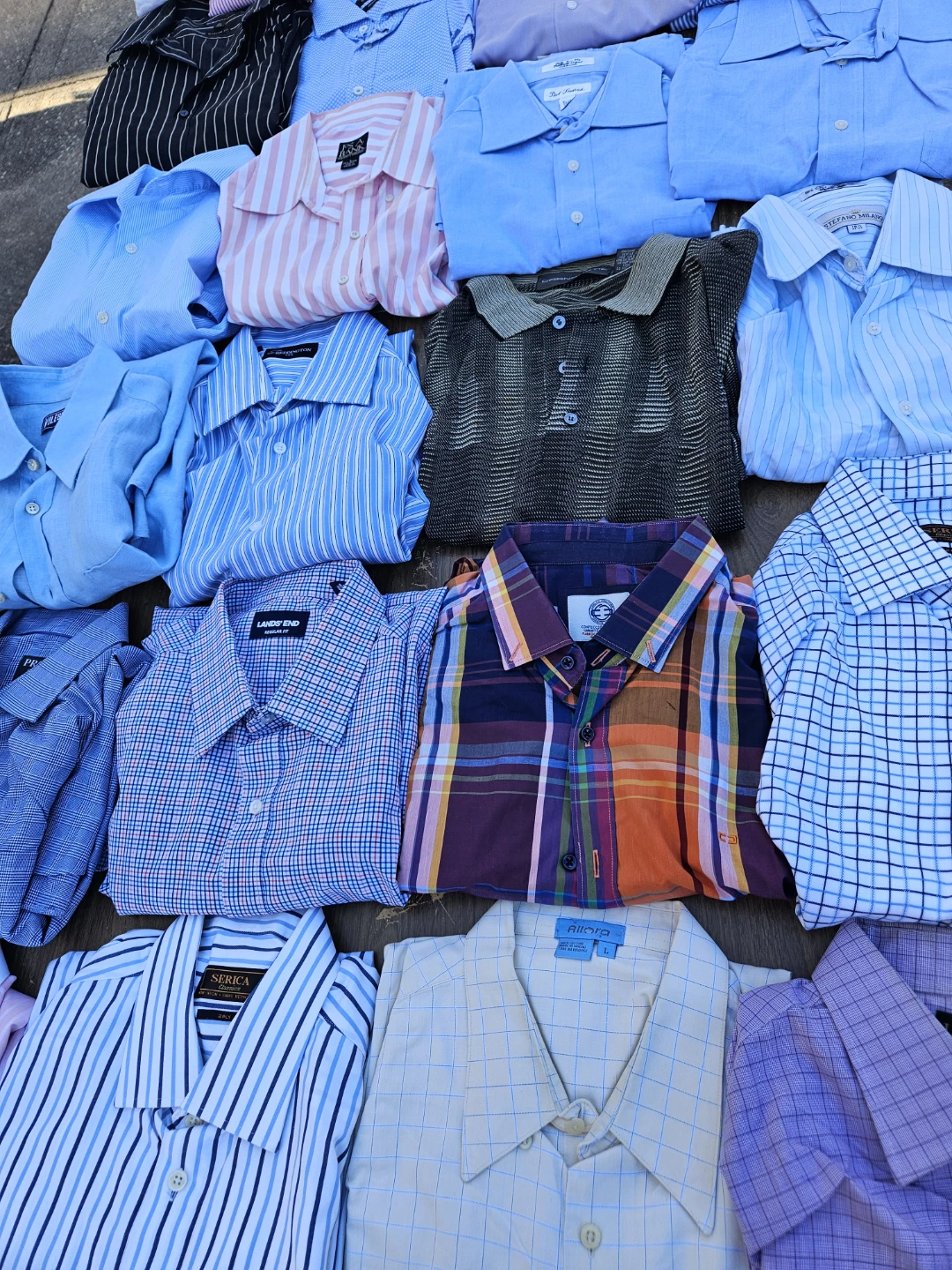 25 mens used shirts . Large - photo 2