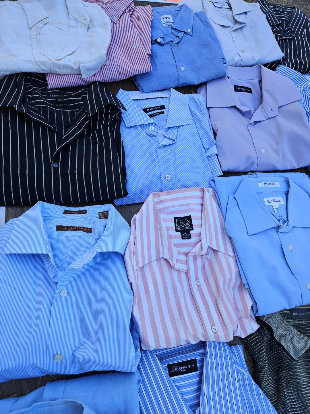 25 mens used shirts . Large - photo 3
