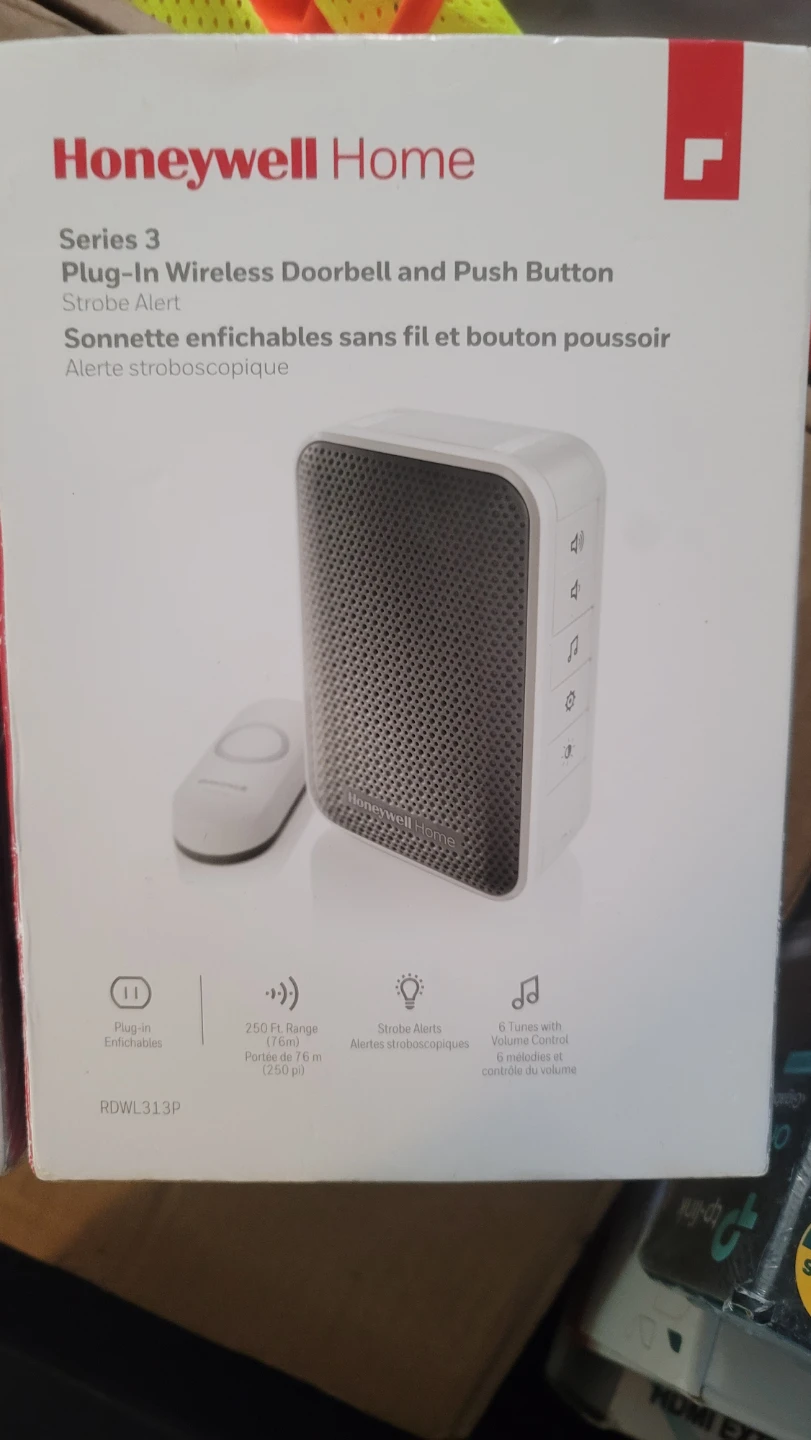 Honeywell Home Series 3 Wireless Doorbell and Push Button