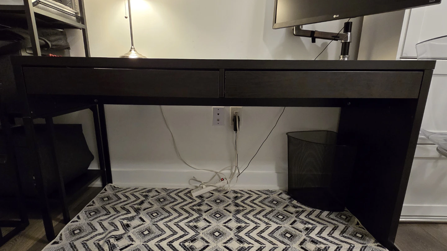 Ikea desk, 2 drawers