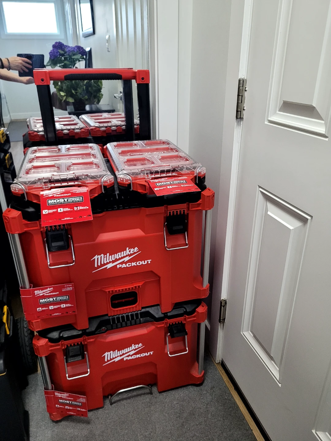 Milwaukee PACKOUT Rolling Tool Chest and Organizer Stack