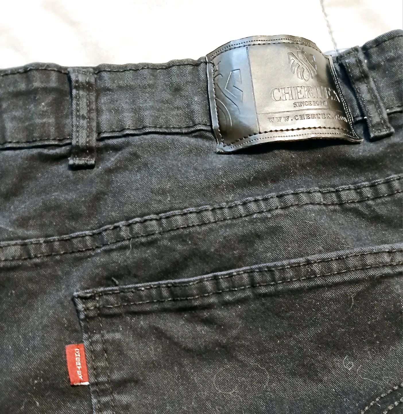 Men XXL 42x28 Chertex Black Jeans - photo 5