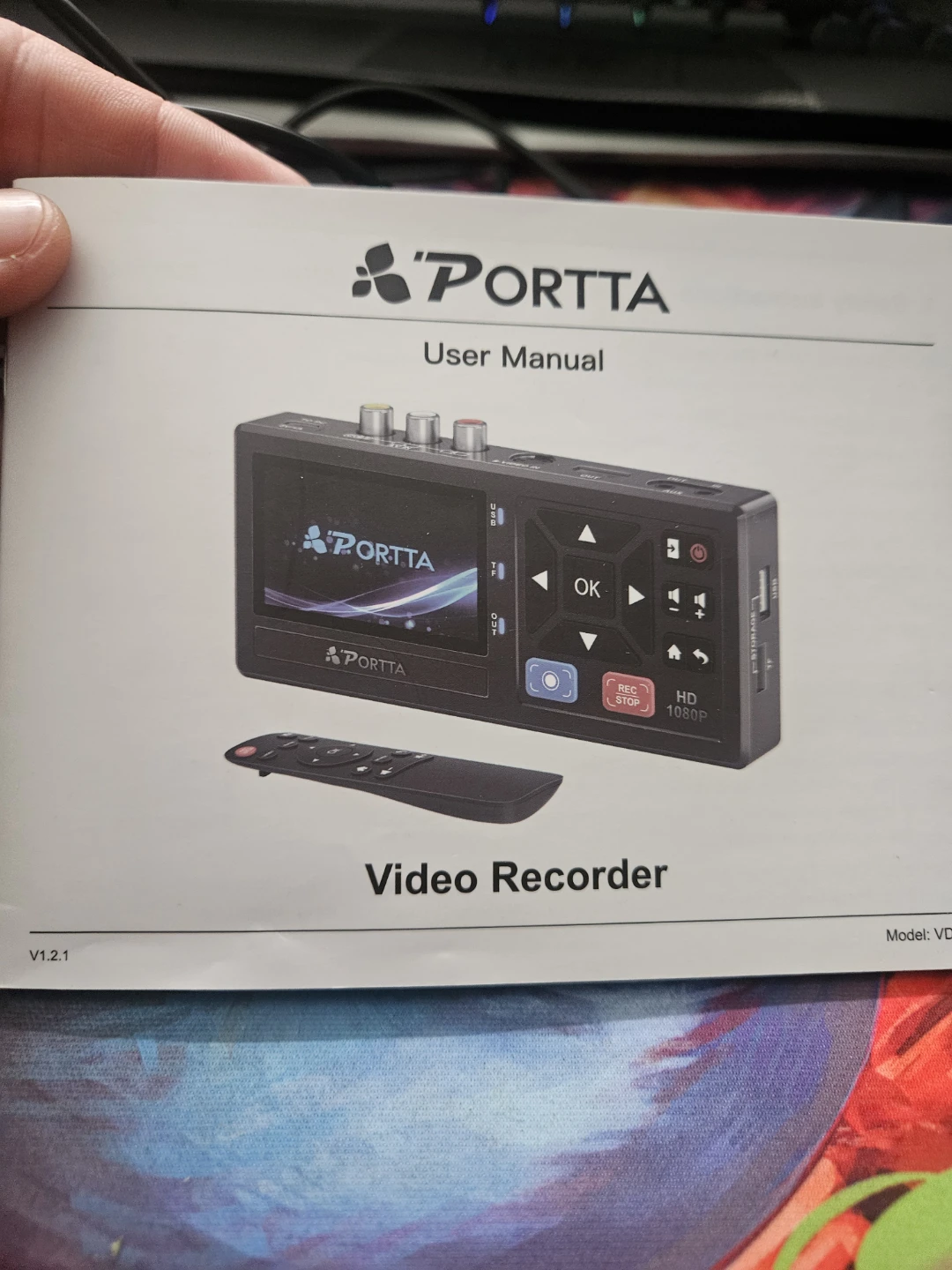 Portta VHS to Digital Converter, Video to Digital Recorder - photo 4