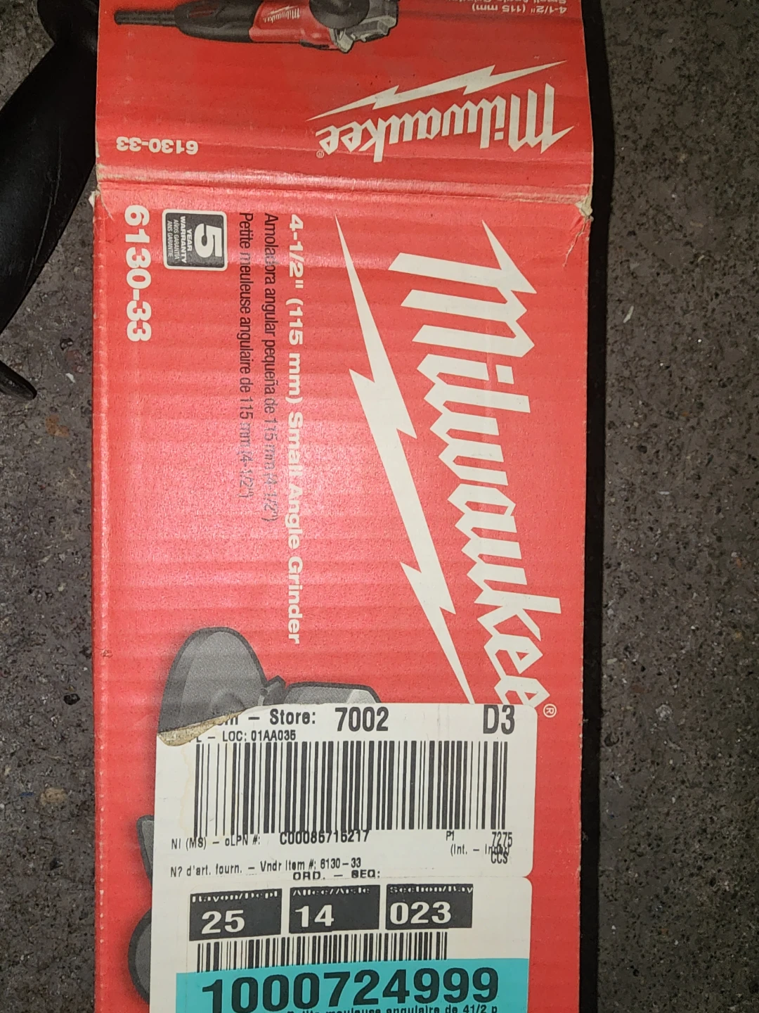 Milwaukee 4-1/2" Small Angle Grinder - photo 3