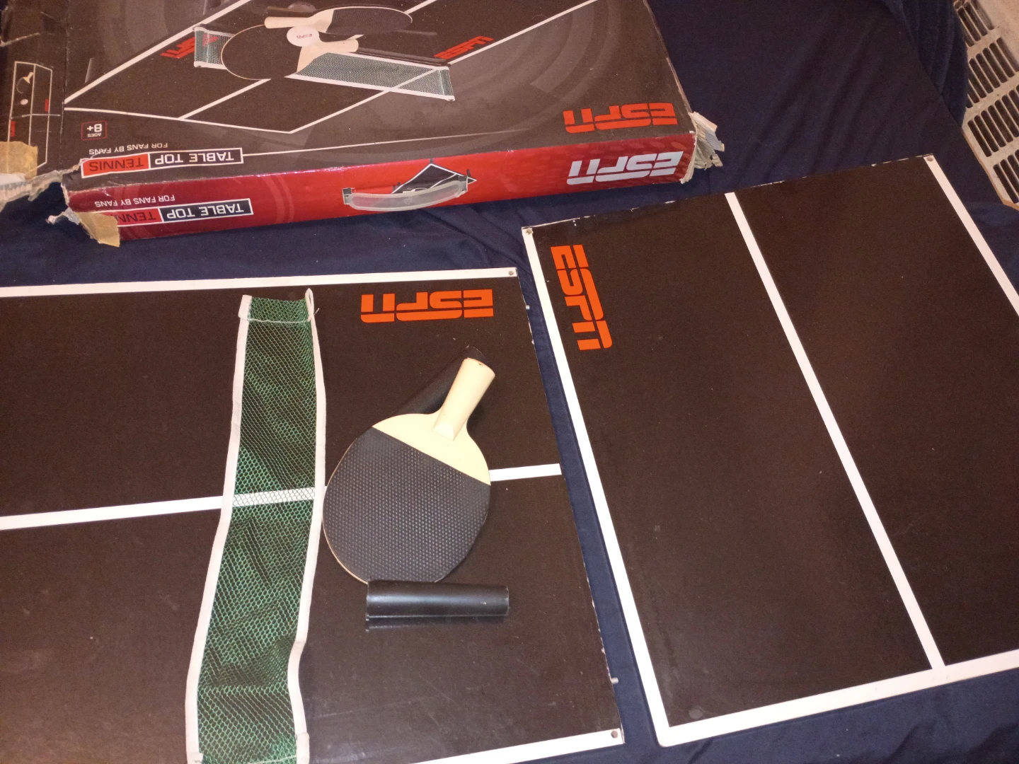 ESPN Table Top Tennis Game Set