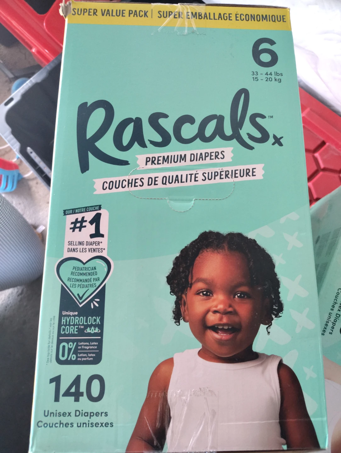 🆕 Rascals Premium Diapers Size 6 - 140 Count